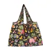 Bolsa de Compras Grande Capacidade Prática Espessada Dobrável Feminina para Supermercado Ecológica Atacado Casual Conveniente Bolsa de Ombro
