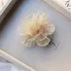 Acessórios Florais 10cm Pétalas de Flor de Organza Plissada Super Fada DIY Roupas Sapatos Chapéus Bolsas Acessórios de Cabelo Artesanais Enfeites Florais