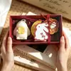 Regalo del Festival del Medio Otoño: Adorno Aromático con Forma de Conejo de Cera de Soja, Regalo que Mejora el Ambiente, Caja de Regalo con Juego de Velas Aromáticas al por Mayor