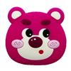 Parche de Goma Suave de PVC de Oso Fresa de Dibujos Animados, Accesorios DIY para Fundas de Tableta y Teléfono, Pantuflas, Refrigerador y Zuecos