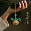 Colgante de llavero estilo chino, colgante de bolsa con forma de calabaza, accesorios culturales y creativos, nueva decoración colgante estilo chino, regalo, personalizable