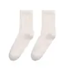 Calcetines de Media Pantorrilla para Mujer para Primavera/Otoño/Invierno, Estilo INS, 7A Antibacterianos y Resistentes al Olor, Calcetines de Algodón Transpirables y que Absorben la Humedad