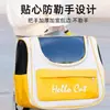 Mochila para Mascotas para Gatos y Perros, Plegable, Transpirable, Estilo Cápsula Espacial, Portátil, Impermeable, Resistente a Mordeduras, Espacio Amplio, Engrosada