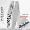 Lixa de unha meia-lua, tira de polimento para manicure, lavável, não abrasiva, resistente ao desgaste, tira de polimento e lixamento com esponja, ferramenta de manicure