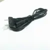 Ventas Directas de Fábrica Cable Adaptador de Corriente de 2 Agujeros Cable de Alimentación con Cola en Forma de 8 Carácter 8 Carácter Dos Agujeros Enchufe Plano Dos Planos