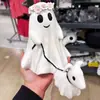 Transfronterizo Nuevo Halloween Fantasma Perro Caminando Estatua Halloween Fantasma Adornos de Perro