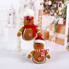 Muñeca Regalo de Navidad Hombre Galleta Hombre de Jengibre Juguete de Peluche Muñeca Decoración de Árbol de Navidad Muñeca de Escaparate de Centro Comercial