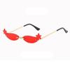 Nuevas gafas de sol personalizadas con montura pequeña para mujer, estilo europeo y americano, para sesiones de fotos callejeras, con estrellas, de cara redonda para hombre, gafas de fiesta de moda.