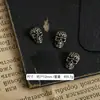 Accesorios Transfronterizos para Uñas Estilo Nuevo Retro Oscuro Calavera Corazón Ángel Halloween Pedrería para Uñas