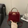 Moda Versátil Elegante de Gran Capacidad Simple Casual Texturizado Bolso de Hombro Único Cruzado para Viajero
