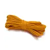 Corda de Algodão Colorida com Núcleo Enrolado 3-4mm para Artesanato, Bolsas DIY, Etiquetas de Roupa, Corda Decorativa, Corda para Tecelagem de Pulseiras