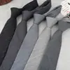 Nova Gravata Listrada Diagonal de Algodão 7,5cm Formal Casual Amarrada à Mão Larga para Homens em Estoque do Fabricante