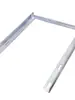 Suporte de aço galvanizado em L absorvente de choque, suporte vertical de aço em L para carga, estante pórtico, acessórios para estante de ponte, suporte de cabos