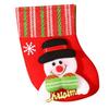 Calcetines navideños Calcetines navideños colgante de bolsa de regalo bolsa de dulces para niños calcetines de dibujos animados de tamaño pequeño decoraciones de bolsa de regalo