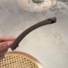 Pinza de plátano sencilla y elegante para la parte posterior de la cabeza, pinza para cola de caballo femenina, pinza vertical para tocado, pinza para el cabello Morandi grande con volumen mínimo.