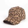 Boné de Baseball Macio Estilo Vintage Y2K com Estampa de Leopardo para Mulheres, Versão Coreana, Boné Bico de Pato Casual de Alta Qualidade para o Dia a Dia