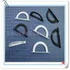 Cable de Datos para Auriculares Gancho de Plástico con Forma de Avión Caja de Color PP/PE Gancho de Embalaje de Caja de Papel Negra con Clip de Avión 3D