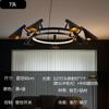Lámpara de Restaurante Minimalista Moderno con Foco Estilo Italiano Sala de Estar Comedor Dormitorio Estudio Bar Diseño Cafetería Lámpara de Araña