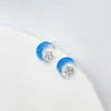 [Colección Estrella y Luna] Pendientes Diseño Único Joyería Estéreo para Mujer Pendientes Versátiles de Gama Alta