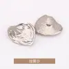 Botões decorativos côncavos de formato especial costurados à mão estilo pequeno perfume para casaco Roupas corta-vento jaqueta suéter malha botões de metal