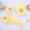 Juego de Dos Piezas de Toalla de Baño con Dibujos Animados, Absorbente, Secado Rápido, No Suelta Pelusa, Gorro Lindo para Secar el Cabello para Adultos