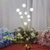 Ceremonia de Boda Estilo Chino Accesorios Árbol de Manzana de la Felicidad de Hierro Forjado Luces para Camino Adornos Luminosos Arreglo de Decoración Oro