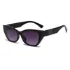 Gafas de Sol de Moda Cat-Eye D Brand con Pequeños Diamantes, Europeas y Americanas, Nuevas 2025 para Mujer, Gafas Sencillas Personalizadas, Gafas al por Mayor Transfronterizas
