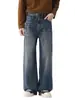 Ropa de Hombre Fengshe / Nueva Colección Primavera y Otoño 2026 Jeans de Algodón Puro Estilo Americano para Hombre, Pantalones de Pierna Ancha Rectos Sueltos de Moda