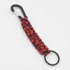 Llavero de Supervivencia al Aire Libre Llavero Trenzado de Paracord Anillo Llavero Colgante de Paracord Llavero de Paracord