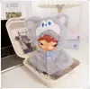 Solo ropa de muñeca: Colgante de muñeca de peluche de vinilo de la serie Hirono Road Log, Ropa de muñeca Hirono, Camiseta, Ropa interior, Delantal