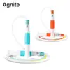 Cuerda para Saltar de Carreras de Tres Etapas Deli Angnet Ft141 de PVC Plástico Cuerda para Saltar Infantil para Examenes Estudiantiles Niños