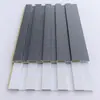 Panel de Pared de Fibra de Madera de Bambú Cóncavo y Convexo de Madera de Rejilla 159 Tablero Pequeño de la Gran Muralla Aislamiento Térmico Azulejo de Aluminio PVC a Prueba de Fuego y Agua Chapa de Madera de PVC