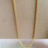 Collar de Cadena Sola Versátil de Acero de Titanio que No se Desvanece sin Colgante Cadena Ligera Cadena Naked de Acero de Titanio con Cadena Cadena Delgada Cadena para Clavícula Collar para Baño