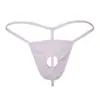 Roupa Íntima Sexy Masculina, Fio Dental Sexy com Buraco Exposto, Calcinha T com Vazamento no Bumbum, Roupa Íntima Masculina Grande Elástica, Processamento e Atacado