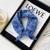 Lenço Quadrado Pequeno de Algodão 58 Estilo Coreano Fresco Flor de Castanha Lenço de Seda Feminino Outono Versátil Lenço Quadrado de Algodão e Linho Estampado Floral Atacado