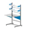 Rack de embalagem, suporte para plástico bolha, suporte para rolo de filme, suporte para caixa de papelão, suporte para material de embalagem com função de corte, prateleira de armazenamento de rolos de filme, organizador de rolos de filme