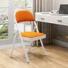 Silla de Comedor Plegable para Uso Doméstico, Taburete de Oficina con Respaldo, Adecuado para Alquiler de Dormitorios, Cómodo para Sentarse Largo Tiempo, Precio de Mayoreo