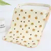 Toalla de Bebé Crepé Algodón Gasa de Cuatro Capas Babero Cuadrado para Niños Toalla Facial para Bebés de Guardería