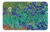 Pintura Famosa Mundialmente Adesivo Magnético Macio para Geladeira Noite Estrelada e Lunar Colhedor Pintura a Óleo Arte Retangular Vidro de Cristal Adesivo Decorativo para Geladeira