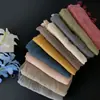 Lenço Fino de Algodão e Linho na Cor Linho, Estilo Intelectual Coreano, Xale de Viagem Elegante para Mulheres, Lenço de Seda Versátil e Estiloso para a Primavera