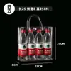 Fábrica de bolsos de mano transparentes de PVC suministro directo regalo regalo regalo regalo empaque para té de leche bolsa de mano de plástico impermeable