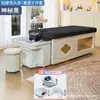 Cama de Champú para Tratamiento Capilar, Cama Especializada para Proyectos de Salón, Cama de Vapor con Circulación de Agua para Baño Medicado con Iluminación Ambiental, Cama de Agua para Salón de Peluquería