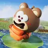 Novo brinquedo de vinil, brinquedo squishy para aliviar o estresse, pequeno pingente, brinquedo infantil, presente criativo e moderno em formato de frutas e vegetais
