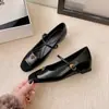 Salto interno de 5cm - Sapatos Mary Jane, estilo francês, camélia, tira única, elegante, retrô, sapatos de festa