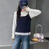 Conjunto de Otoño 2026 para Niñas, Conjunto de Camiseta y Jeans Falsos de 2 Piezas para Niñas Mayores y Pequeñas