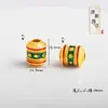 Accesorios de Oro de Arena Vietnamita de Larga Duración Pulsera Guardiana Palabra de Bendición DIY Mantra de Seis Caracteres Flor con Agujero Pulsera DIY para Mujeres