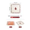 Mercado Olla Caliente Plato Simple de Tripa Plato de Salchicha de Pato Juego de Platos y Tazones Montaje de Mesa Albóndigas Plato Largo Especial Comercial Melamina Imitación Porcelana Vajilla