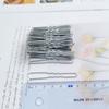 Pinza para el cabello pinza de acero adorno para la cabeza negro pinza de una palabra pinza lateral audaz pinza para flequillo peinado fijación cabello roto