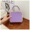 Bolso de Mano con Giro del Fabricante para Mujer, Bolso de Hombro Tipo Caja Primavera y Verano, Bolso Cruzado con Cadena, Artículo Popular de Moda al por Mayor Transfronterizo