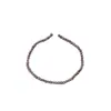 Pulsera de 18 cm producto semiacabado, cuentas perforadas moradas de 2-3 mm, perlas cultivadas de agua dulce genuinas, materiales para manualidades DIY al por mayor